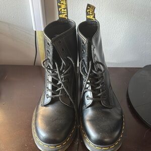 Dr. Martens Black Leather Boots